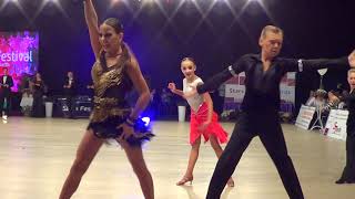 20 2017 Stars Festival Awards Junior 1 LA Cha Cha Pryzhybytok & Lavrishina