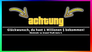 SO BEKOMMST DU KOSTENLOS 1 MILLIONEN $ IN GTA ONLINE! | TÄGLICH in 1 Min. 150 TAUSEND $ BEKOMMEN!