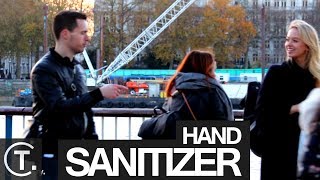 Putting On Hand Sanitizer After Shaking People's Hands