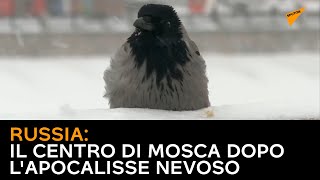 Russia: Il centro di Mosca dopo l'Apocalisse nevoso