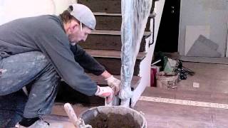 2 Облицовка лестницы плиткой просто