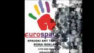 Tašės, kuprinės, lagaminais... Eurospaudas - drabužiai reklamai; spaudų, logotipų uždėjimas