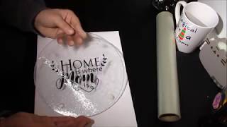 Cutting board decoration from the Dollar tree using the mega craft bundle