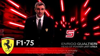 F1-75 launch: Enrico Gualtieri in 75”