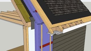 Roof Wall Insulation Retrofit vented roof