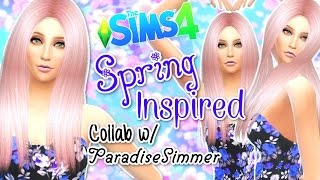 The Sims 4 : Create A Sim - Spring Inspired Collab w/ ParadiseSimmer