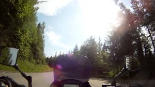 Suzuki XF 650 Freewind testing. Dunlop GT501 Arrowmax