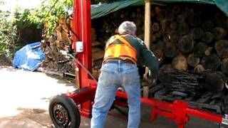 homemade log splitter 2011