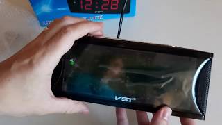 Часы будильник настольные электронные VST-719-2 сетевой будильник