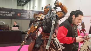 XM studio London Comic Con 2018 - focus on Deathstroke and a few other amazing statues