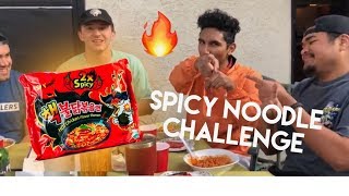 Cat Sauce Challenges!! Ep. #1 (SPICY NOODLE CHALLENGE!) 2x spicy
