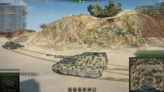 JagdPz E100 взрыв бк на 1650хп.