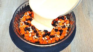 СКАЗОЧНО Вкусный Пирог с Тыквой, Орехами и Сухофруктами. Pumpkin pie