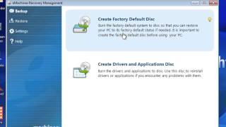 eMachine Model ET1831 Factory Restore Windows 7 Home Premium 64-bit Operating System without a CD?