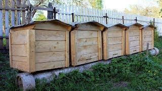 Обзор новых ульев. Сборка и обработка