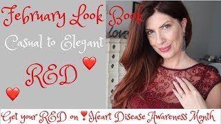 Get YOUR RED ON for Heart Month LOOK BOOK Valentine outfits