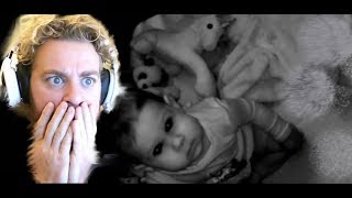 REACTING TO SCARY BABY MONITOR VIDEOS