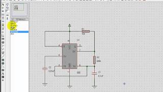 Astable Multivibrator circuit with Proteus (ISIS)