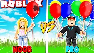NOOB VS PRO W ROBLOX BALLOON SIMULATOR | Vito vs Bella