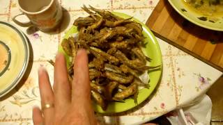 Cooking Fresh Anchovies хамсия