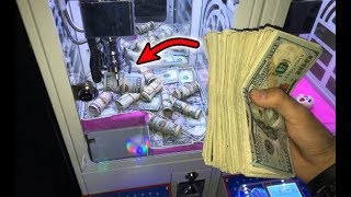 WON CA$H MONEY FROM MINI CLAW MACHINE! | JOYSTICK