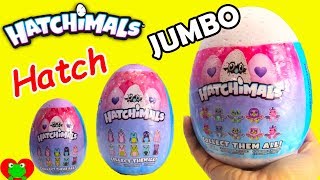 Opening 3 JUMBO Hatchimals, Glittering Garden, and Twin Surprise Eggs