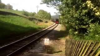 KWVR 'Big Jim' approaching Haworth 17/05/14