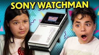 Teens React To 1982 Sony Watchman (Portable TV)