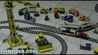 Lego  Train   City  layout  Passanger 7897  Cargo 7898