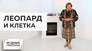 Сочетаем несочетаемое. Клетка и леопардовый принт. Новый образ Ирины Михайловны. Учимся быть смелыми