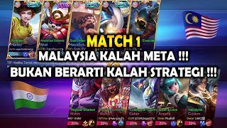 Malaysia Kalah Meta !!! Tapi Strateginya Buat India Tak Berdaya !!! - National Arena Contest