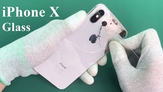 iPhone X-XS replacement back glass home