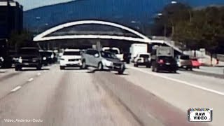 Raw: Wrong way stunt on Hwy. 97