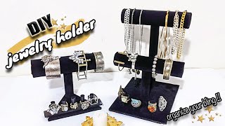 DIY Jewelry Holder : Christmas Gift Idea |  QUICK & EASY LAST MINUTE IDEA !!