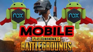 PUBG MOBILE NOX настройка управления