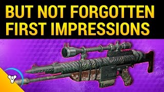 Rise of Iron: But Not Forgotten Sniper Rifle