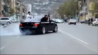 Жесткая перестрелка в центре Грозного! С автомата в упор. Жесть.