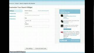 Adding Twitter Widget to Blogger