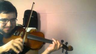 Fútbol- Poncho y Cadenas violín cover (muy malo)
