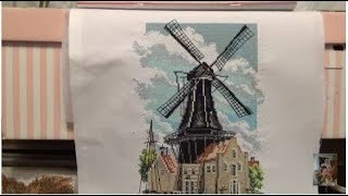 #767.Первая стыковка в крестике на Janome 500E