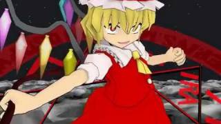 [Touhou][MMD] Marisa vs Flandre Dogfight 3D