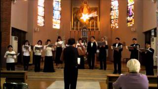 金沢混声合唱団 2011年教会コンサート　V.Diestro作曲　AveMaria/Alleluja