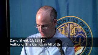 David Shenk (3/18/10)