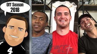 Derek Carr Off Season video with Brandon Jones & Eric Mahanke