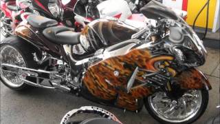HAYABUSA'S WITH ALL THINGS CHROME FAT TIRE KITS