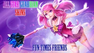 DarkuleFox -Lux - All Star Guardian Skins - Fun times with Friends - League of Legends - Ep1