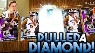OMG! I PULLED A DIAMOND BUT DIDN'T KNOW IT! DIAMOND VINCE CARTER! NBA 2K16 MyTeam Packs