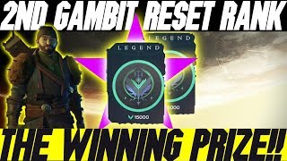 2ND RESET OF GAMBIT INFAMY RANK AND THE WINNING PRIZE