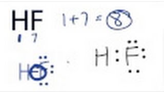 HF Lewis Structure - How to Draw the Dot Structure for HF