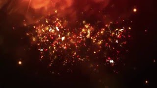 Burning the Logo Reveal fire smoke, Video intro Animation